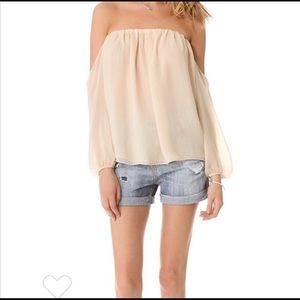 NWOT TBags LA Off the Shoulder Misa Blouse